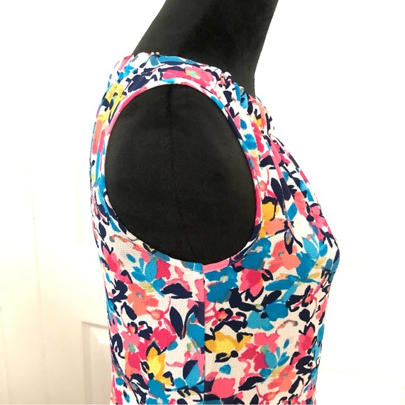 Juicy Couture Cinched Halter Floral Sleeveless Belted Midi Dress sz XS - Picture 5 of 14